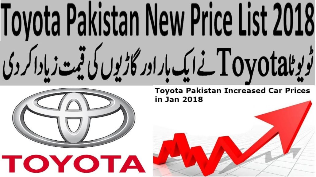 pakistan car price toyota