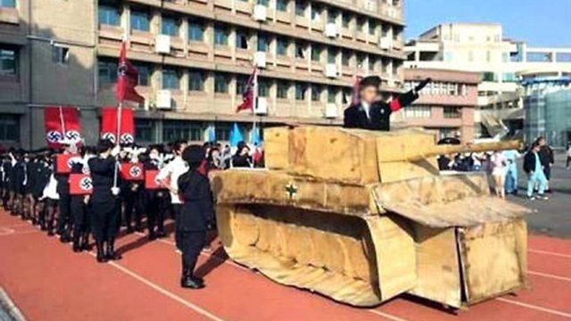 Taiwanese high school students holds Nazi-themed parade