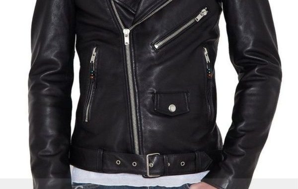Men’s Classic Leather Biker Jacket