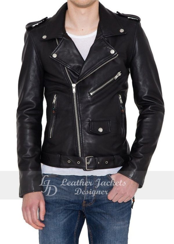 Men’s Classic Leather Biker Jacket That You Never Had Before