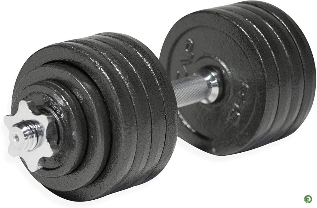 CAP Barbell 52.5 pound adjustable dumbbell set