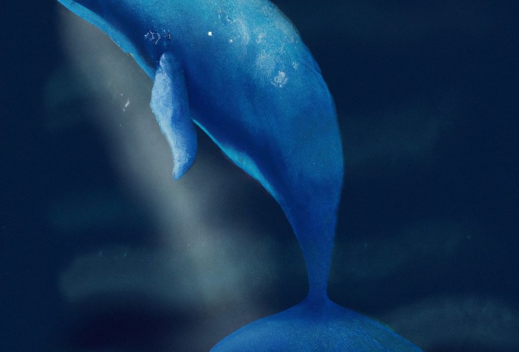 Blue Whale Bitten in Half
