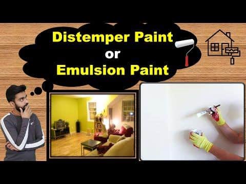 DISTEMPER VS EMULSION PAINT